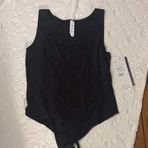 Lululemon Women’s Black Tank Bodysuit - Lightweight Scoop Neck NWT